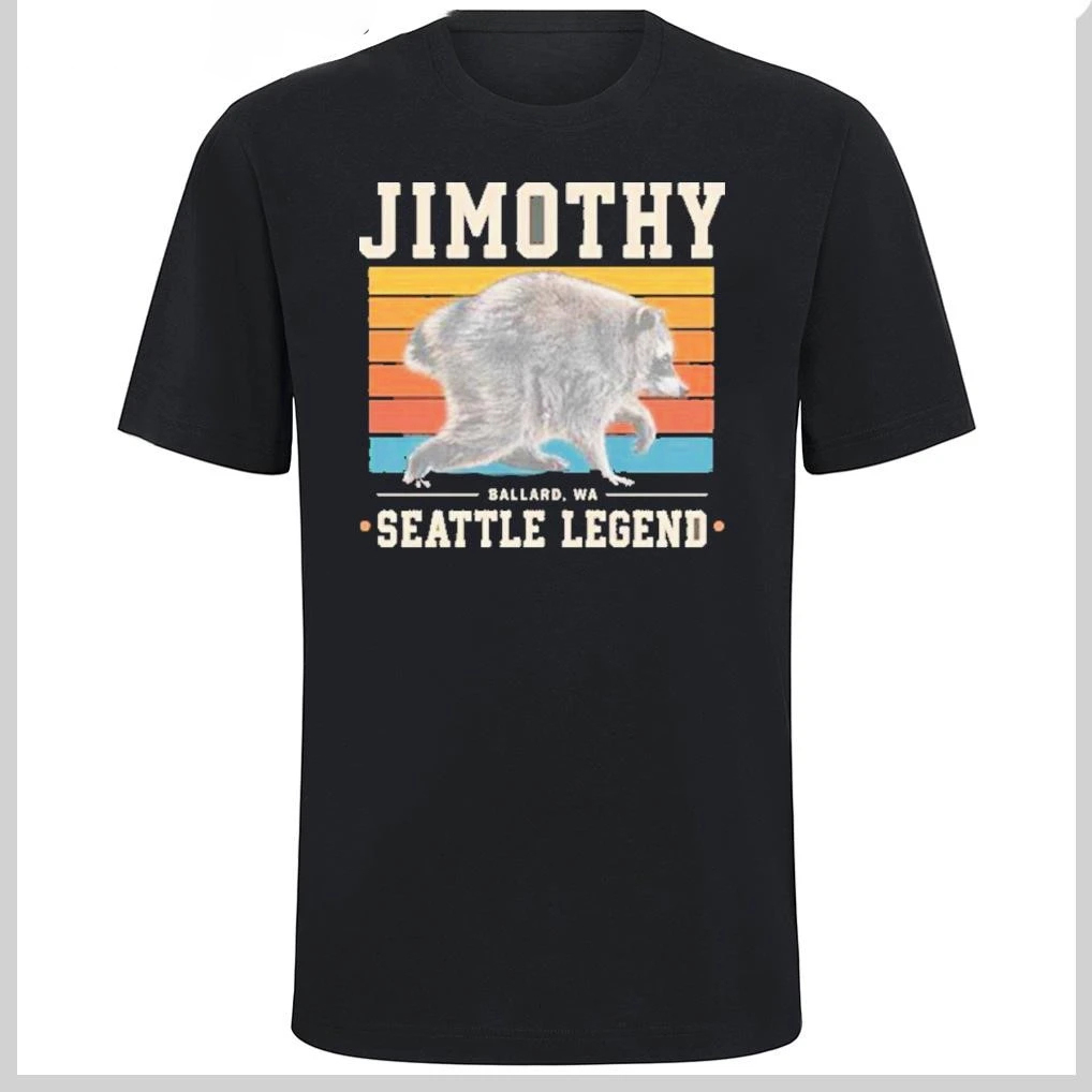 Jimothy Raccoon Hoodie - Seattle Legend Ballard WA Sweatshirt