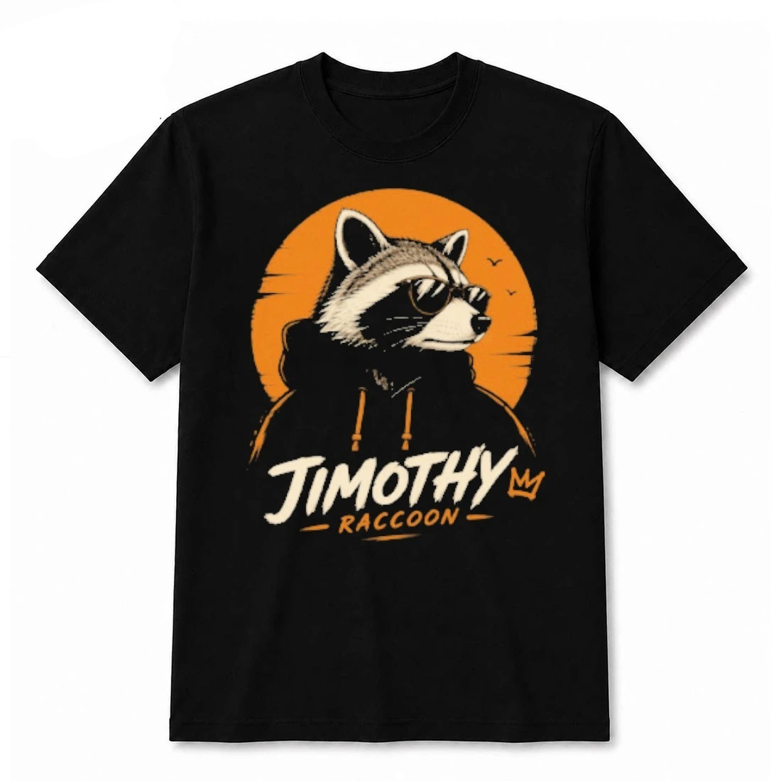 Timothy Raccoon T-Shirt Viral Raccoon King Meme Tee