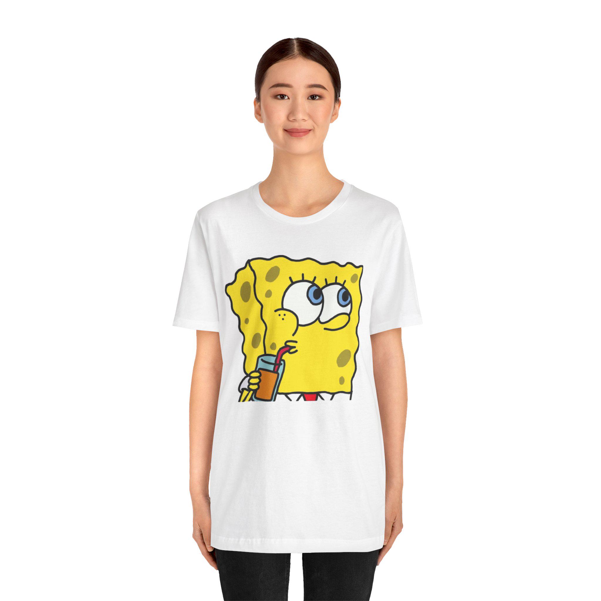 SpongeBob SquarePants Meme Graphic T-Shirt - Unisex Cotton Tee