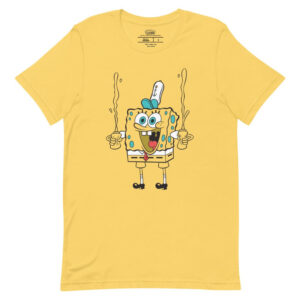 SpongeBob SquarePants Unisex Graphic Tee - Mustard Yellow
