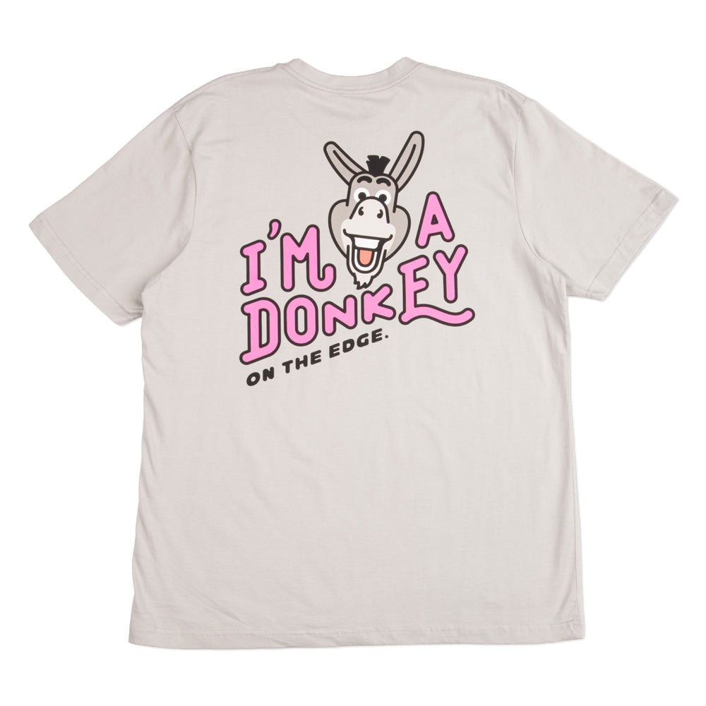 Shrek Donkey Waffle Graphic T-Shirt | Minimalist Peace Sign Tee