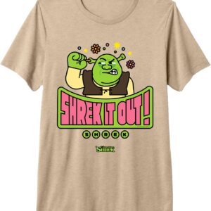 Shrek It Out Retro Graphic Tee - Funny Emoji Style T-Shirt