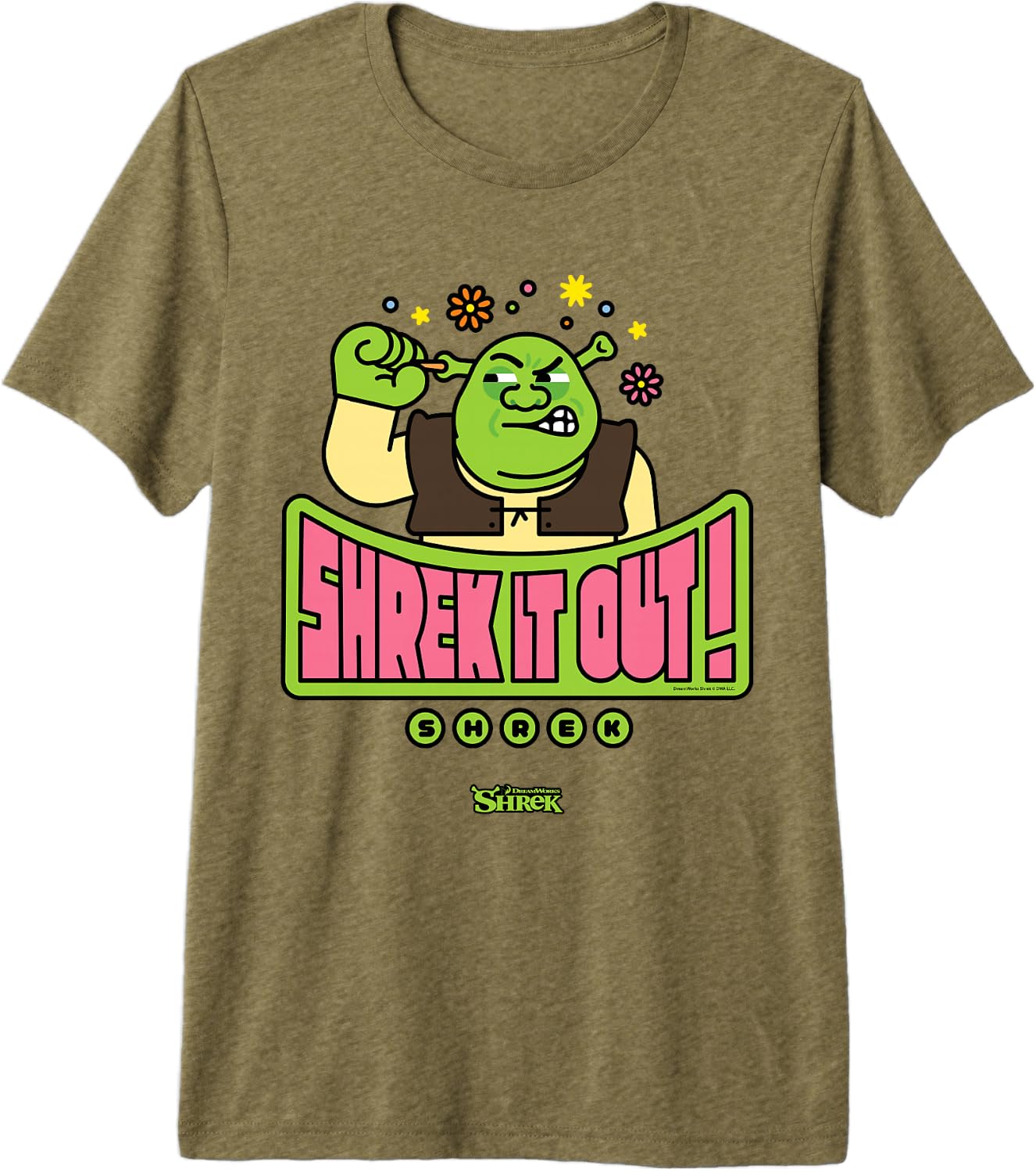 Shrek It Out Retro Graphic Tee - Funny Emoji Style T-Shirt