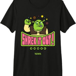 Shrek It Out Retro Graphic Tee - Funny Emoji Style T-Shirt