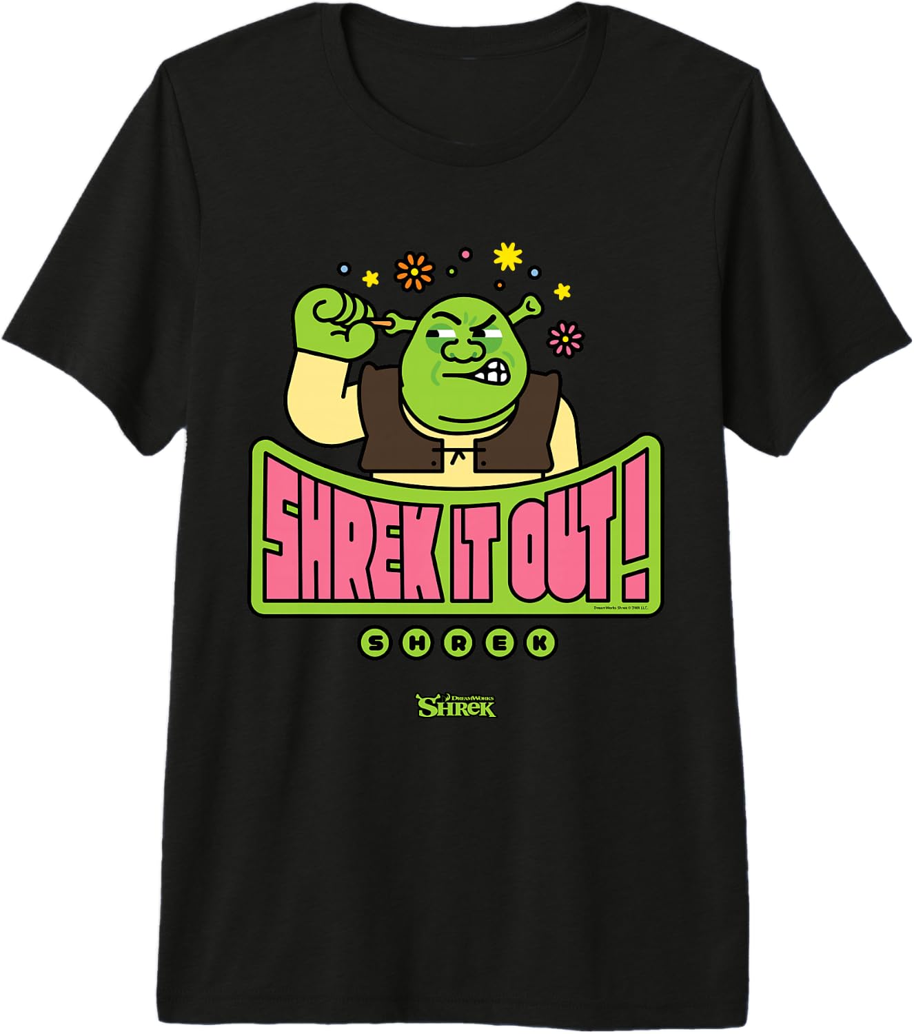 Shrek It Out Retro Graphic Tee - Funny Emoji Style T-Shirt