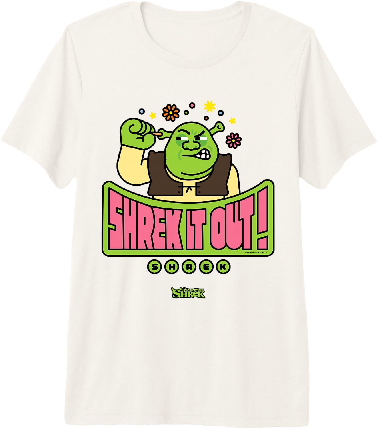 Shrek It Out Retro Graphic Tee - Funny Emoji Style T-Shirt