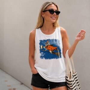 AST Raccoon Witch Iced Coffee Halloween Tank Top