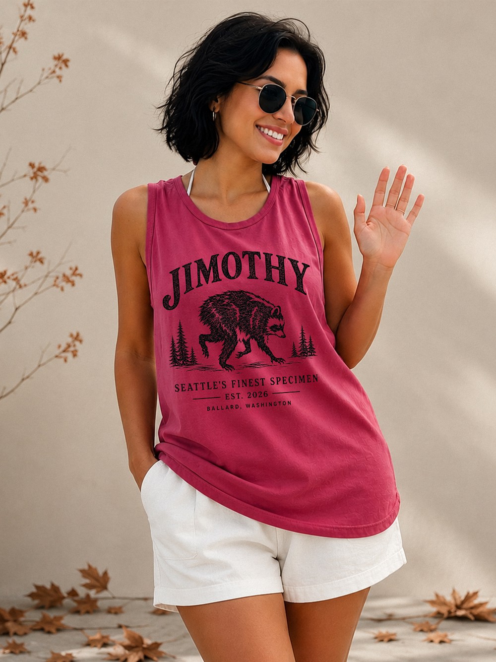 Jimothy Seattle's Finest Specimen Tank Top | Funny Ballard WA Shirt