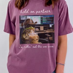 Hold On Partner Wee Woos Tank Top - Funny 911 Dispatcher Meme