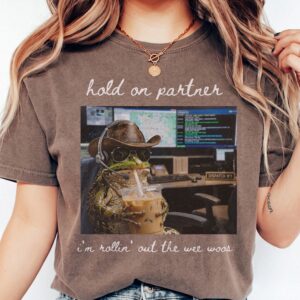 Hold On Partner Wee Woos Tank Top - Funny 911 Dispatcher Meme