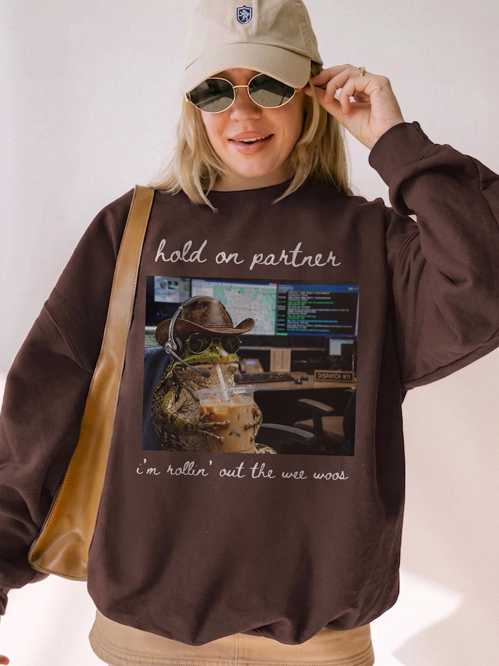 Hold On Partner Wee Woos Tank Top - Funny 911 Dispatcher Meme
