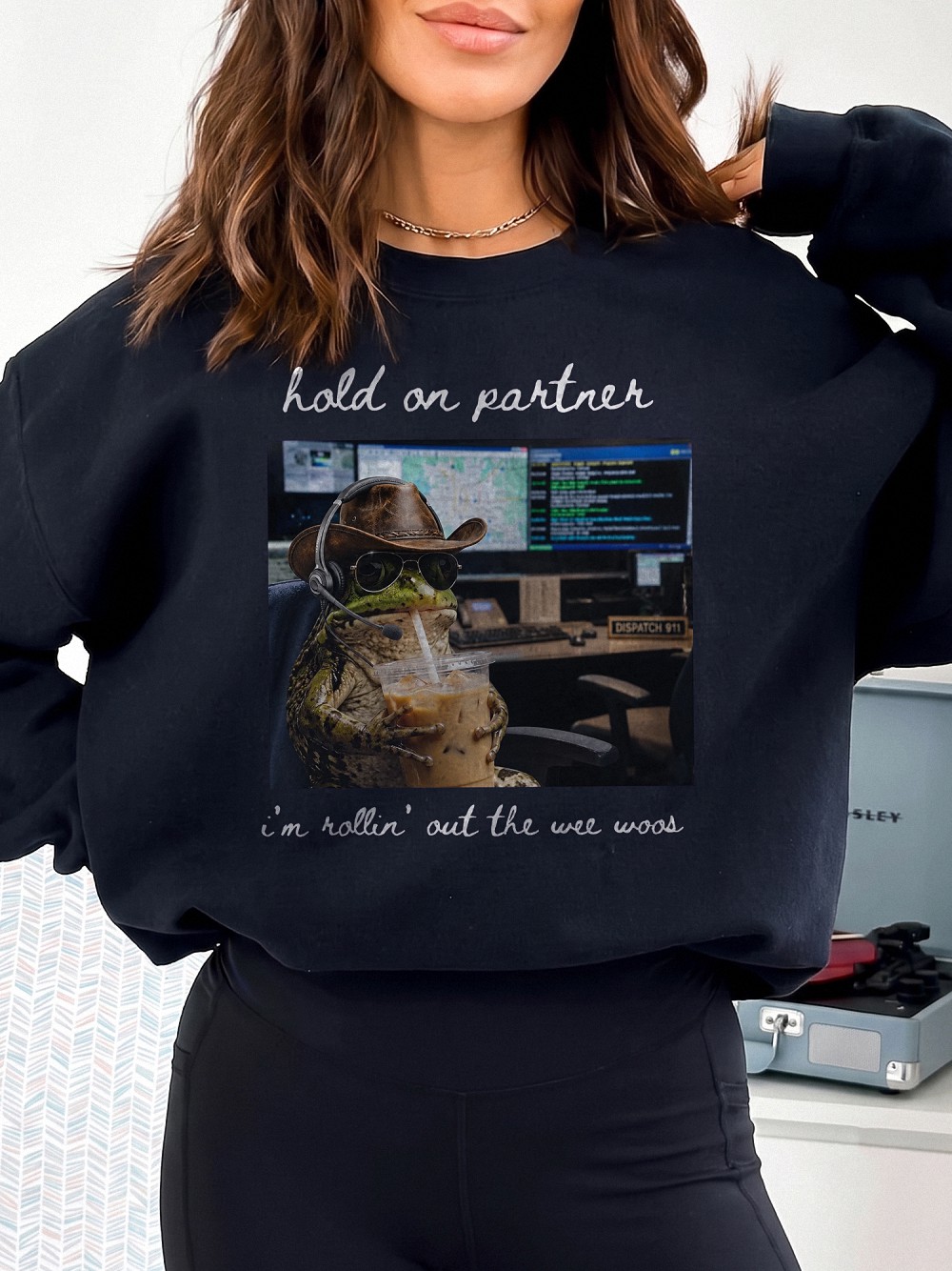 Hold On Partner Wee Woos Tank Top - Funny 911 Dispatcher Meme