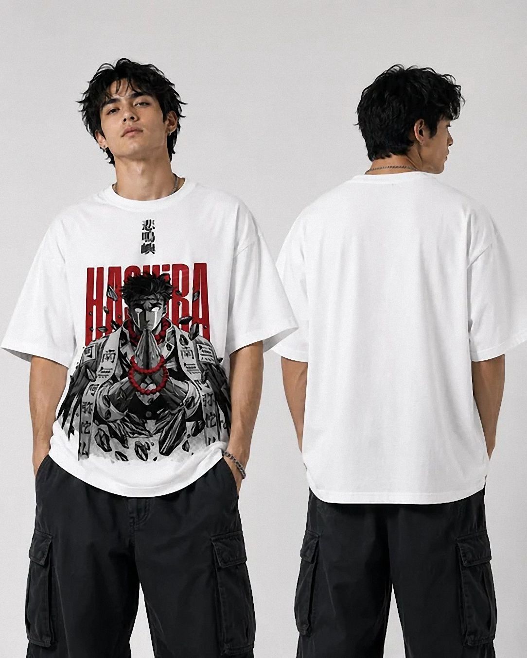 HASHIRA Gyomei Himejima Anime Streetwear Graphic Tee
