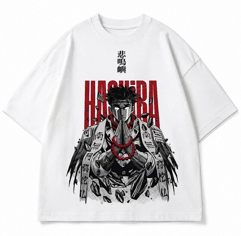 HASHIRA Gyomei Himejima Anime Streetwear Graphic Tee