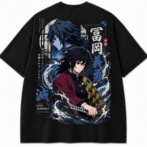Giyu Tomioka Water Hashira Vintage Graphic T-Shirt iqfikvhl