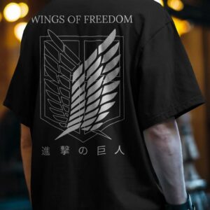 Attack on Titan Wings of Freedom T-Shirt | Eciaxwbl Anime Tee