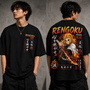 Kyojuro Rengoku Vuriokaf Shirt | Minimalist Anime Graphic Tee