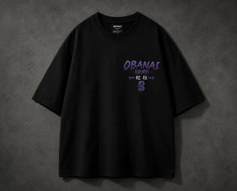 Obanai Iguro Serpent Hashira T-Shirt | Minimalist Tee pjaobvfk