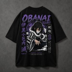 Obanai Iguro Serpent Hashira T-Shirt | Minimalist Tee pjaobvfk