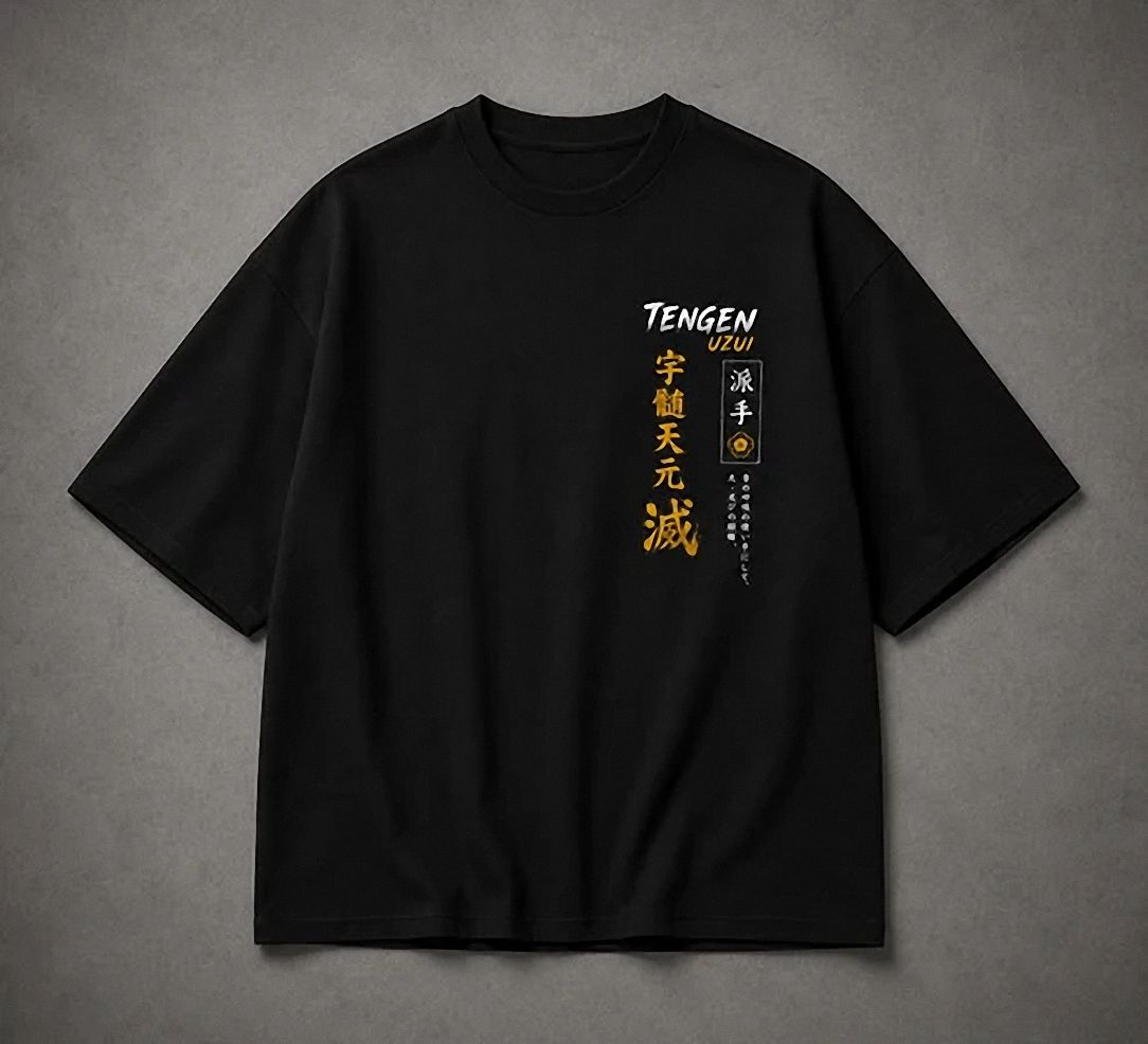 Tengen Uzui Kanji T-Shirt - Nictksis Anime Streetwear