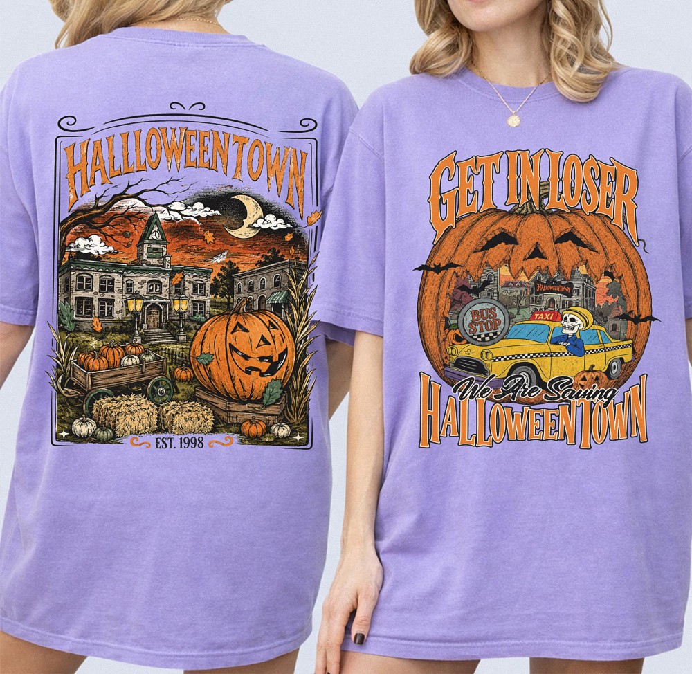 Get In Loser We're Saving Halloweentown T-Shirt | Vintage Spooky Tee
