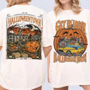 Get In Loser We're Saving Halloweentown T-Shirt | Vintage Spooky Tee