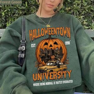 Vintage Halloweentown University Oversized Graphic Tee