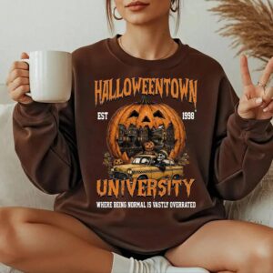Vintage Halloweentown University Oversized Graphic Tee
