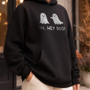 Oh Hey Boo Cute Ghost Sweatshirt - Spooky Season Fall Crewneck