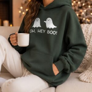 Oh Hey Boo Cute Ghost Sweatshirt - Spooky Season Fall Crewneck