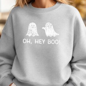Oh Hey Boo Cute Ghost Sweatshirt - Spooky Season Fall Crewneck