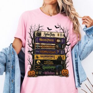 90s Halloween Movies VHS T-Shirt - Hocus Pocus & Beetlejuice Retro Tee
