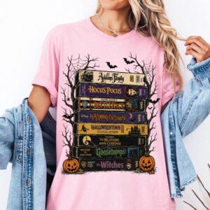 90s Halloween Movies VHS T-Shirt - Hocus Pocus & Beetlejuice Retro Tee