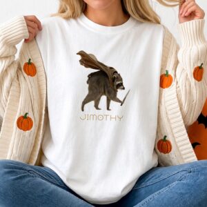Jimothy Fantasy Raccoon T-Shirt | Funny Rogue Gamer Graphic Tee
