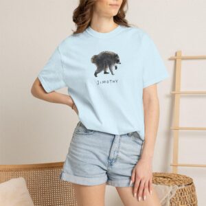 Jimothy Funny Raccoon Shirt Minimalist Trash Panda Meme Tee