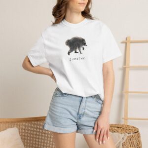 Jimothy Funny Raccoon Shirt Minimalist Trash Panda Meme Tee