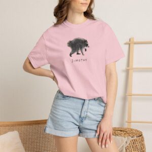 Jimothy Funny Raccoon Shirt Minimalist Trash Panda Meme Tee