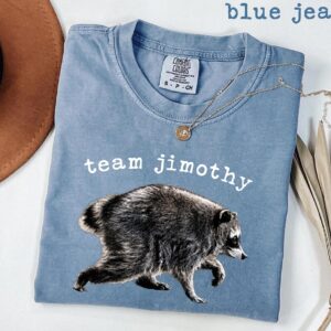 Team Jimothy Raccoon Shirt - Funny Vintage Animal Graphic Tee