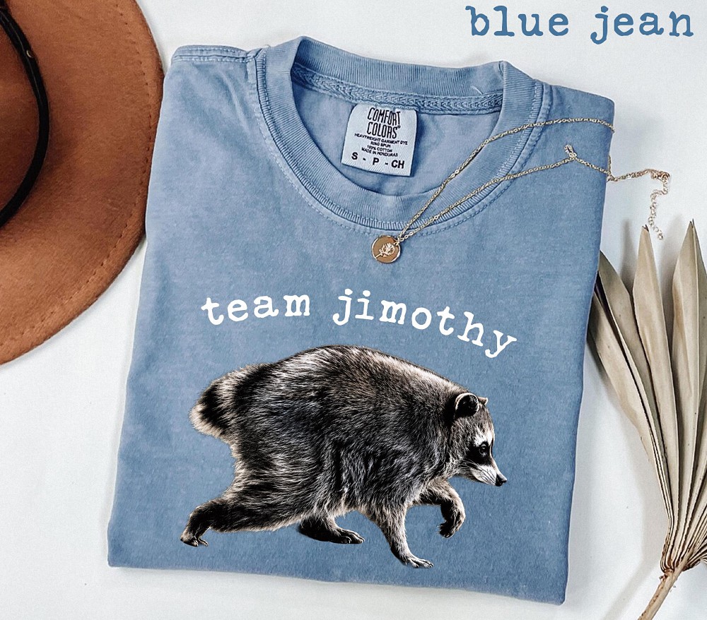 Team Jimothy Raccoon Shirt - Funny Vintage Animal Graphic Tee