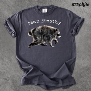 Team Jimothy Raccoon Shirt - Funny Vintage Animal Graphic Tee