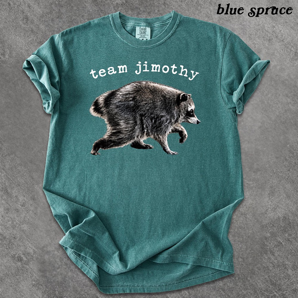 Team Jimothy Raccoon Shirt - Funny Vintage Animal Graphic Tee