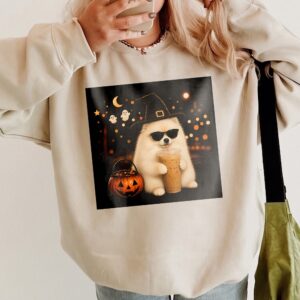 Pomeranian Witch Halloween Tank Top | Pumpkin Spice Dog Shirt