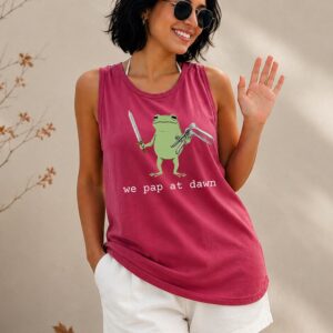 We Pap at Dawn Funny OBGYN Frog Tank Top | Gynecology Humor Gift