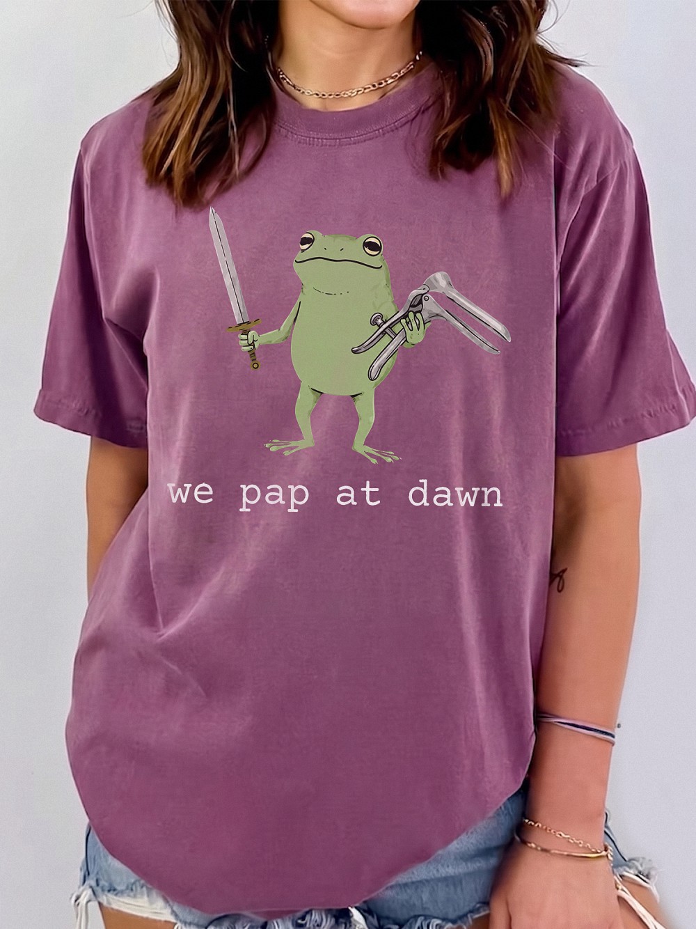 We Pap at Dawn Funny OBGYN Frog Tank Top | Gynecology Humor Gift