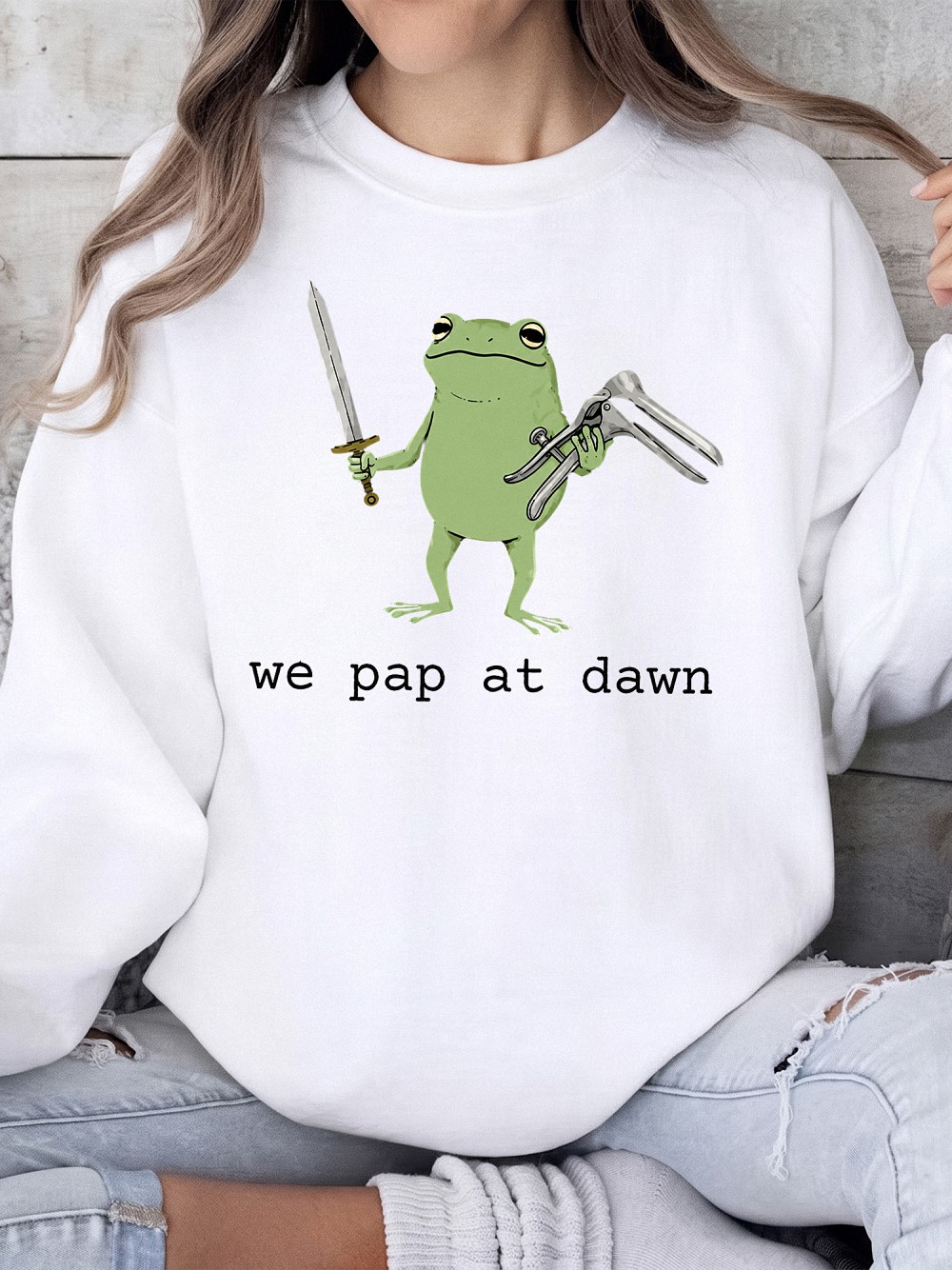 We Pap at Dawn Funny OBGYN Frog Tank Top | Gynecology Humor Gift