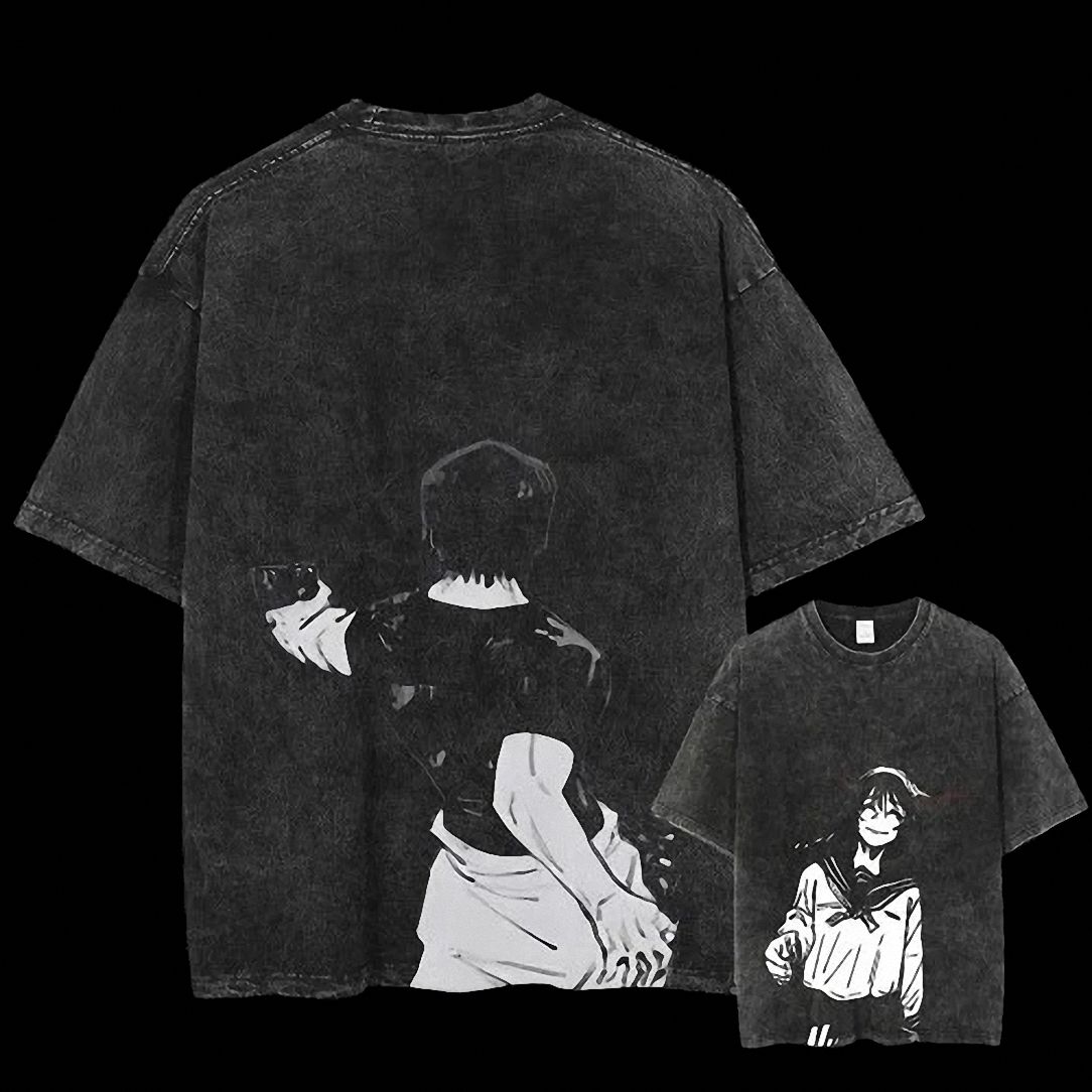 Riko Amanai Anime Graphic Tee Dark Manga Streetwear T-Shirt for Men Women