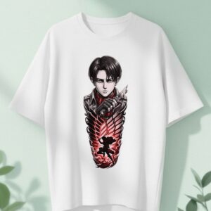 Levi Ackerman T-Shirt Attack on Titan Anime Graphic Tee
