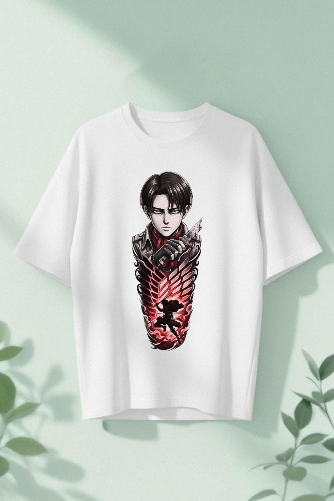 Levi Ackerman T-Shirt Attack on Titan Anime Graphic Tee