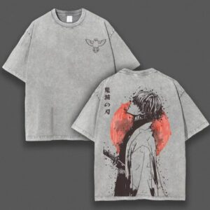 Zenitsu Agatsuma Japanese Anime Graphic Tee Vintage Streetwear T-Shirt
