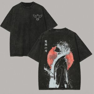 Zenitsu Agatsuma Japanese Anime Graphic Tee Vintage Streetwear T-Shirt